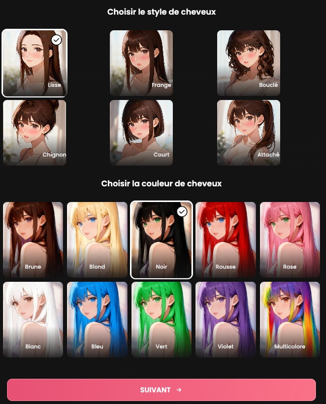 Générateur d'IA hentai avec de nombreux critères de personnalisation